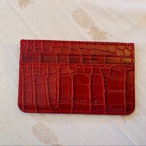 B-Low The Belt Croc Card Case